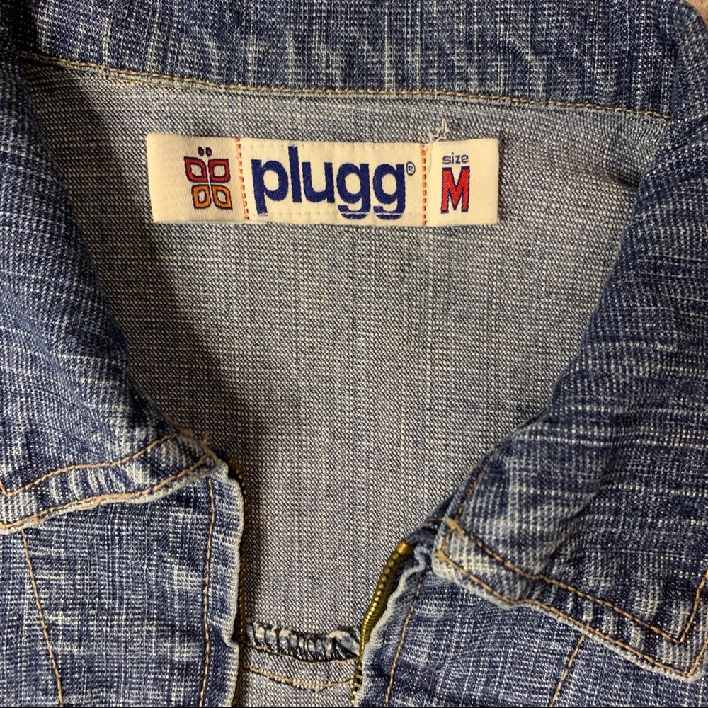 Plugg Jean Jacket Denim Medium - image 3